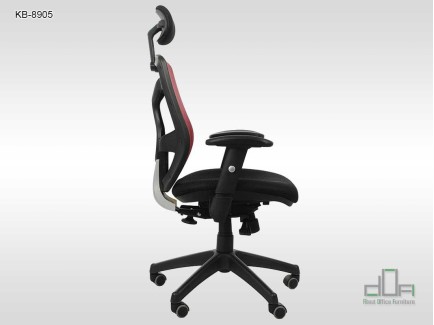 Scaun de birou ergonomic, rotativ KB-8905 rosu