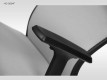 Scaun de birou rotativ, ergonomic, pivotant, negru HG-0004F detalii constructive