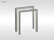 Birou operational MOBI-Q1 picioare metalice blat din PAL 1200x600mm