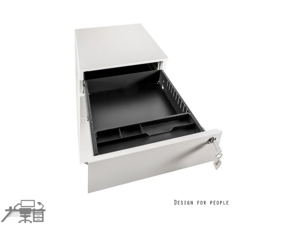 Casetiera metalica-Rollbox 3 sertare, cu role, XD-040-3