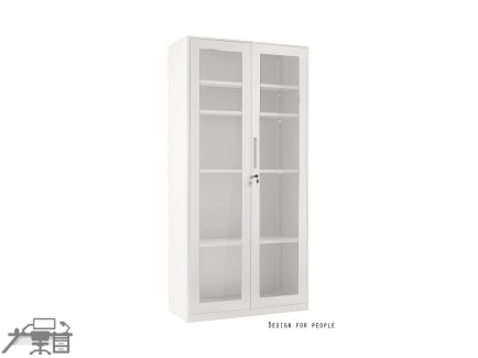 Dulap metalic 1 compartiment, vertical, fronturi din sticla, XD-027