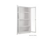 Dulap metalic 1 compartiment, vertical, fronturi din sticla, XD-027