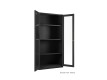 Dulap metalic 1 compartiment, vertical, fronturi din sticla, XD-027