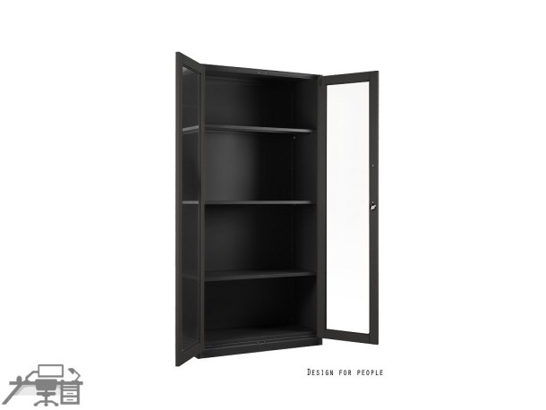Dulap metalic 1 compartiment, vertical, fronturi din sticla, XD-027