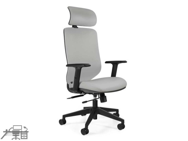 Scaun ergonomic operational HIT PIELE ECO FN021H-3-BST