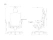 Scaun ergonomic operational REYA 1223